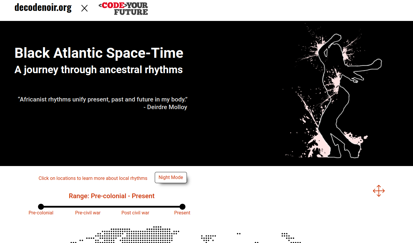 rhythm map page screenshot